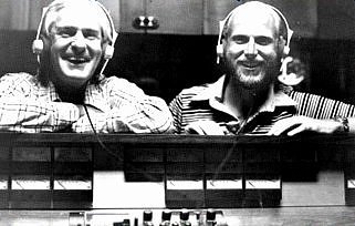 Timothy Leary and Gabriel Wisdom in 1976